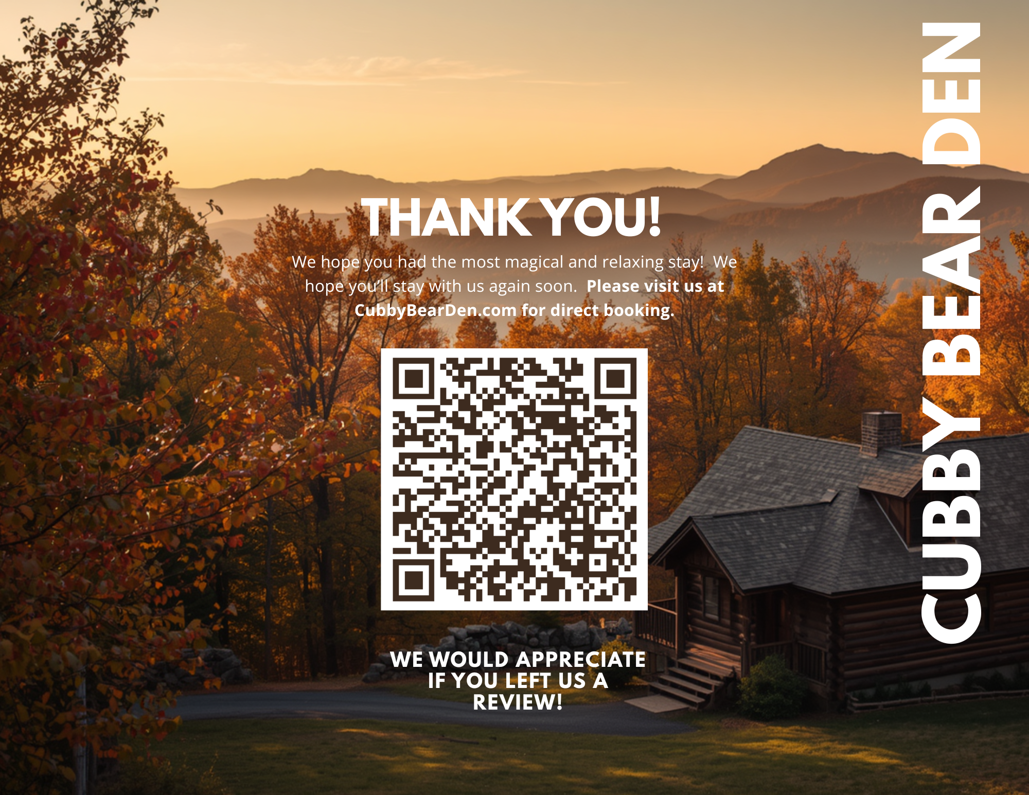 Thank You for Staying with Us